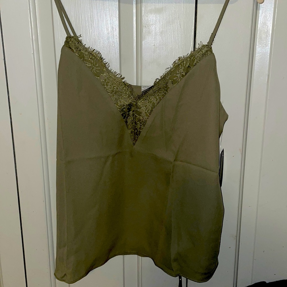 NWT M olive green camisole Melrose and Market Nordstrom
